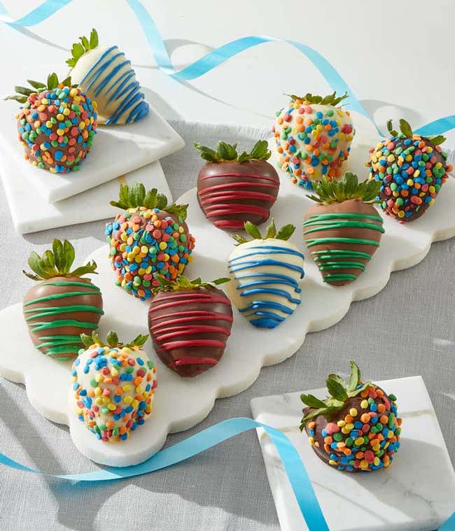 Chocolate Covered Birthday Strawberries 