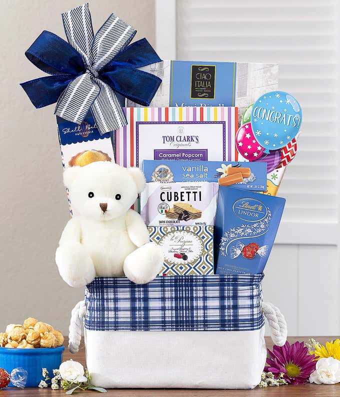 Beary Warm Congratulations Basket
