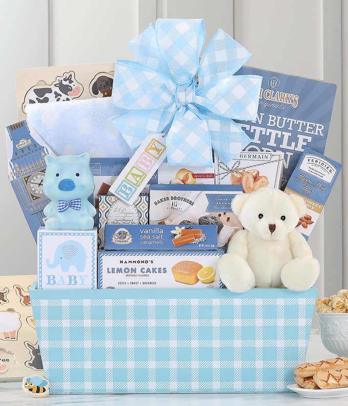 Sweetest New Baby Boy Gift Box