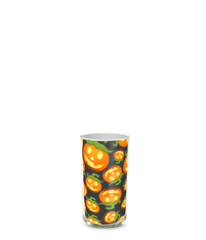 Partial image of Custom Photo Vase without flowers.